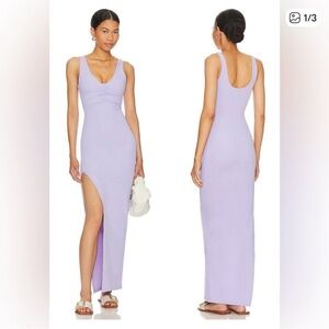 Riot Swim Lilac Straight Maxi Dress
